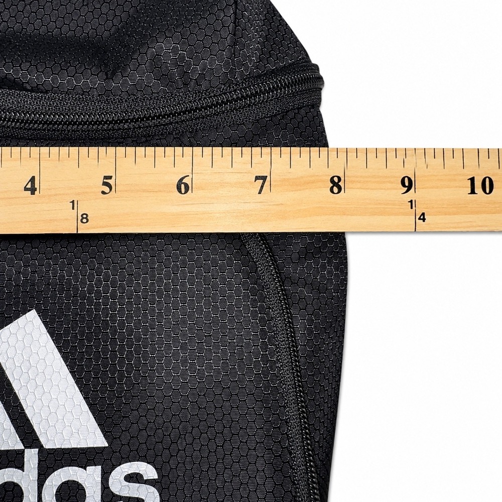 Adidas | Insulated Lunch Bag | Black | Dual Compartment | Clip Handle - Picture 8 of 9